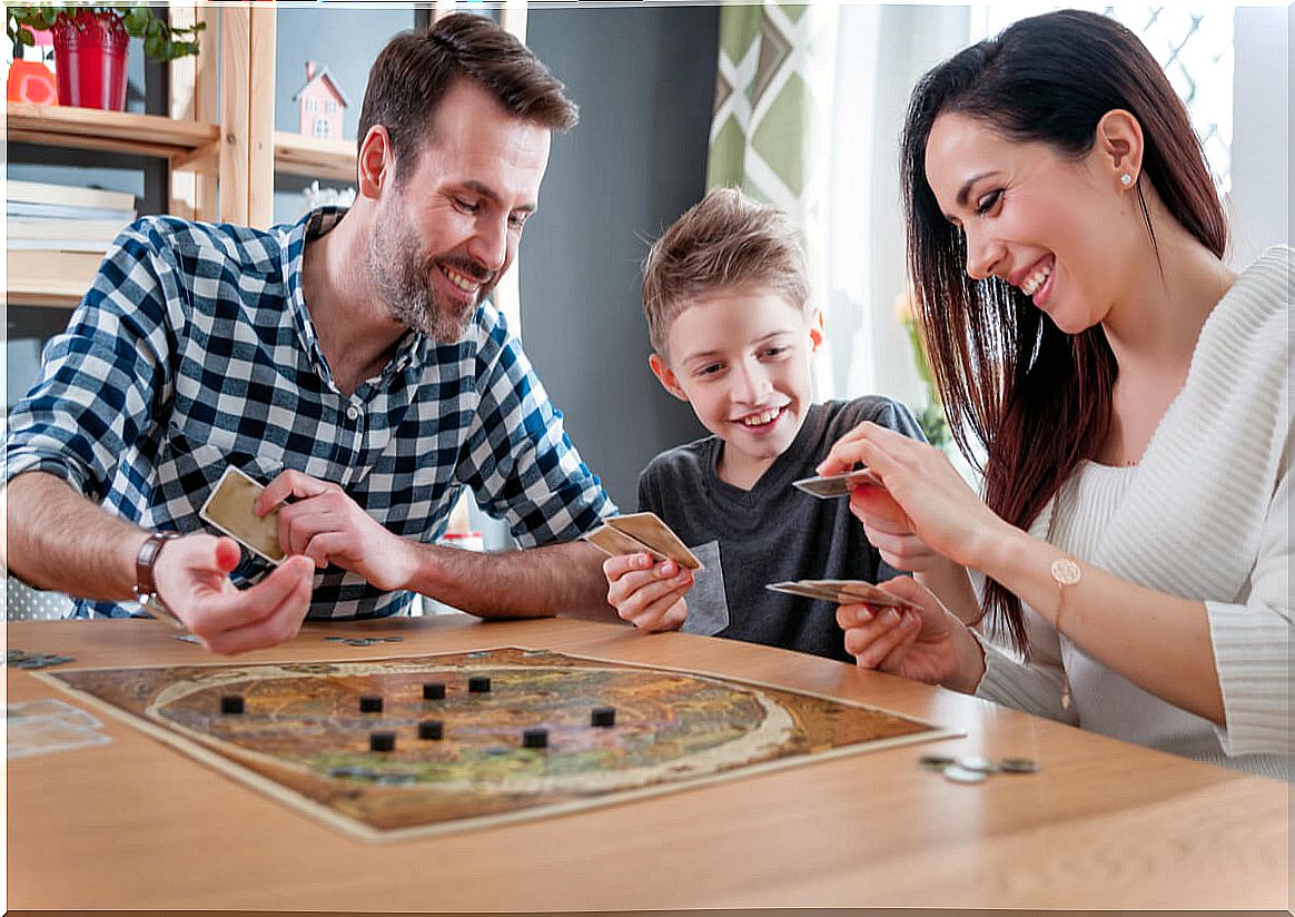 Games for children include board games.