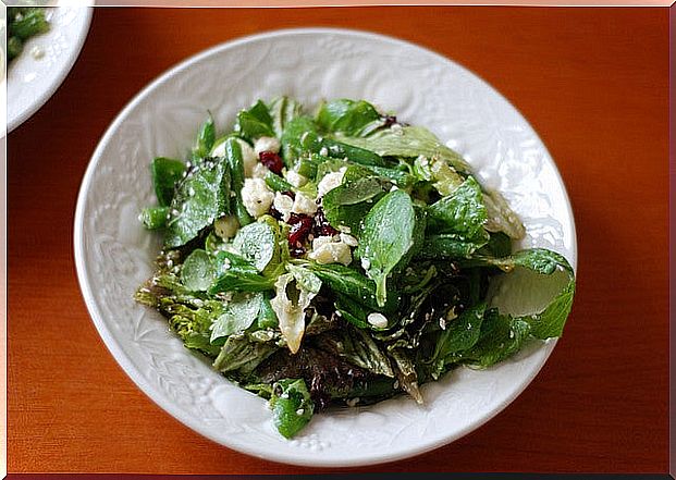 Richard Scoop cheese watercress salad