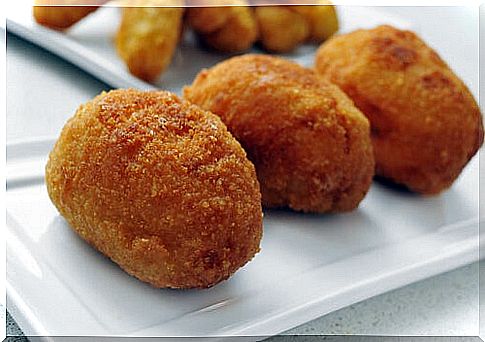 Chickpea and Parmesan croquettes