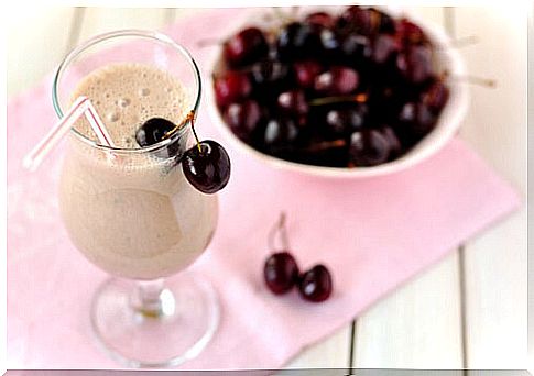 detox-cherry shake that helps us to strengthen your bones