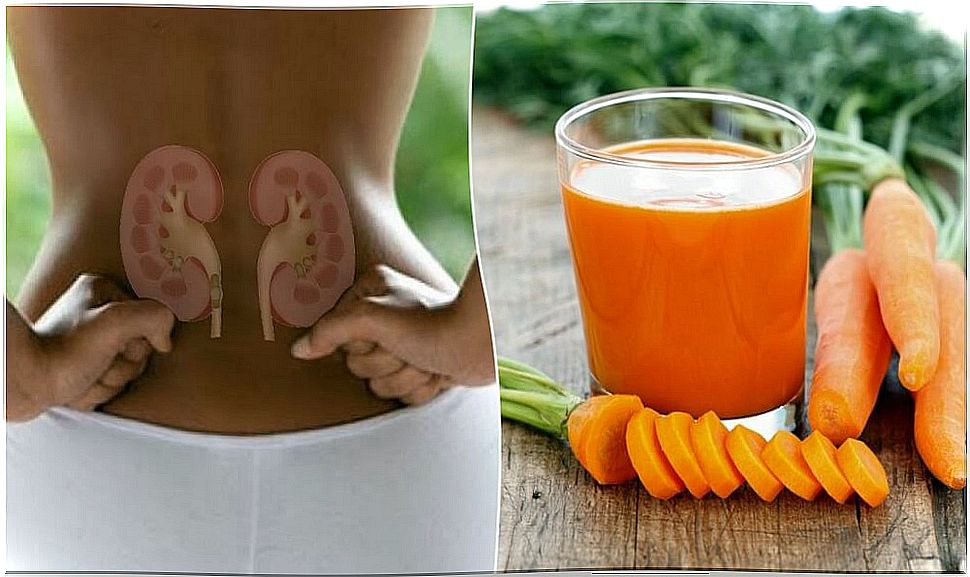 Detoxify your kidneys with a carrot and cucumber juice