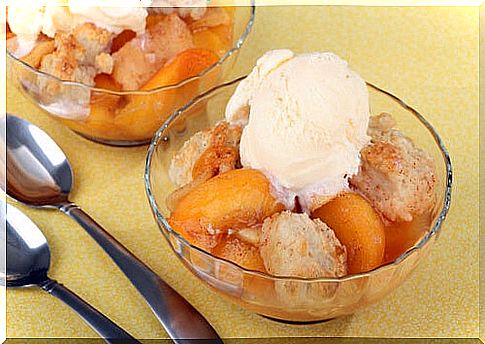 peach cobbler