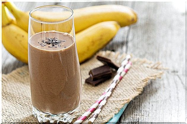 Banana and chocolate smoothie tomorrow