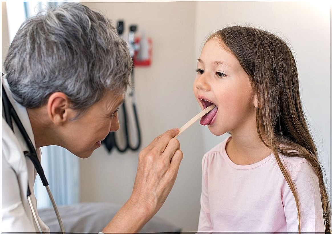 Tonsillitis in children